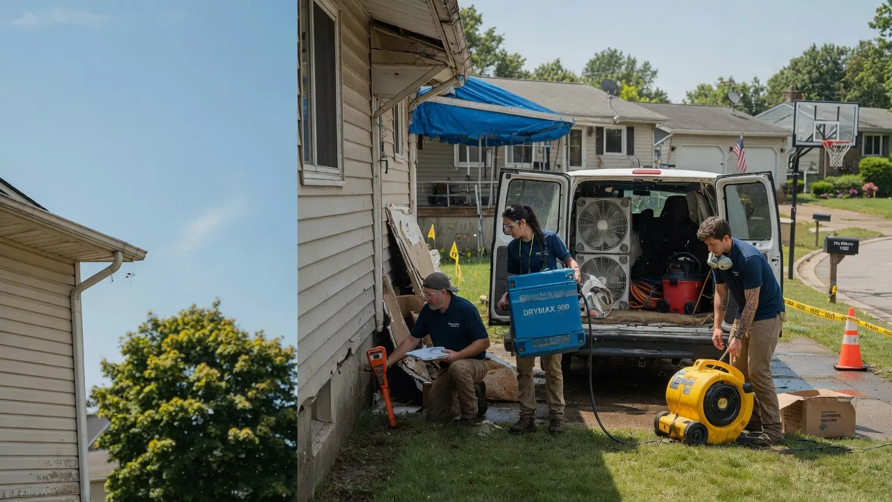 Ceiling Leak Cleanup in Pleasant City, OH near me